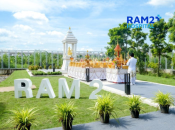 RAM2 Hospital organizes the ceremony for establishing the Brahma Shrine.